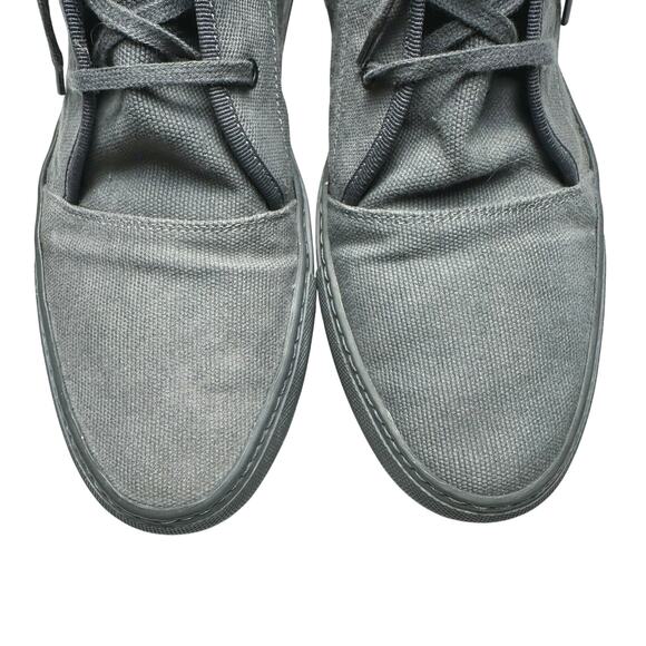 Common Projects | Men | Gray Canvas Lace Up Hi-Top Safari Boots | EU 43 US 10 - Picture 9 of 16